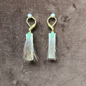 Earring Deer Rib Green